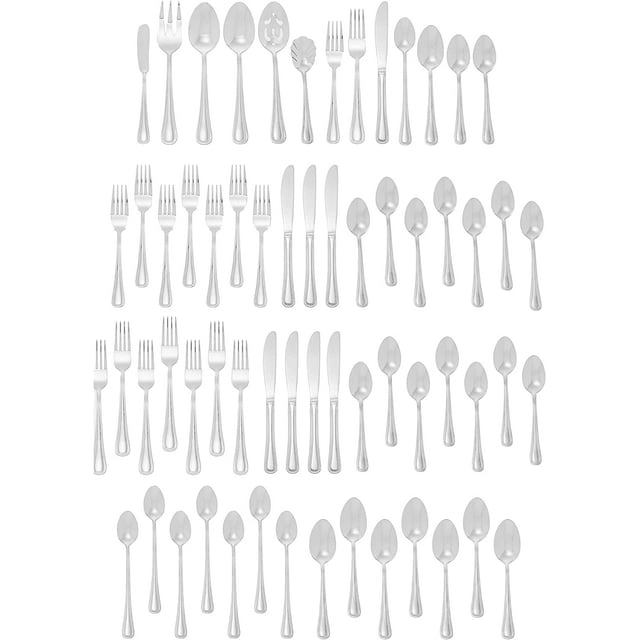 Oneida flatware 62-piece Set for 8 Flatware H081062A Tress Serving Set