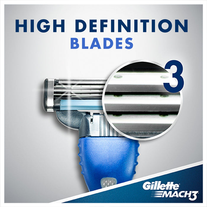 Gillette Mach3 Men's Disposable Razors; 3 Count