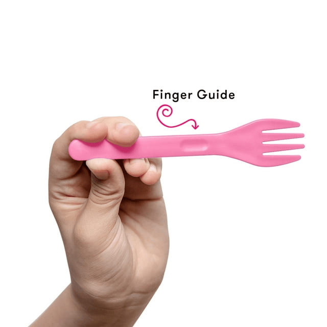 OmieBox Utensil Refill Pack for OmiePod - Matches Bubble Pink or Lilac Purple OmieBox Utensil Set with Case - Reusable, Travel, Lunch Boxes - 6 pieces total (3 spoons + 3 forks)