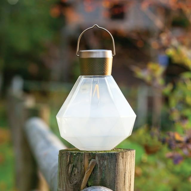 Allsop Home & Garden Gem Light Glass Solar Lanterns