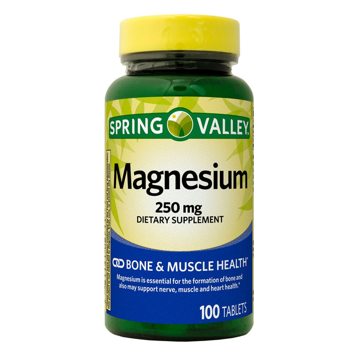 Spring Valley Magnesium Tablets Dietary Supplement; 250 mg; 100 Count