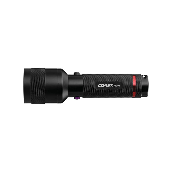 COAST PX300 White & UV LED Flashlight 175 Lumens 4.5 Volts 400 NM PX4 Lifetime Warranty, 6.9 oz