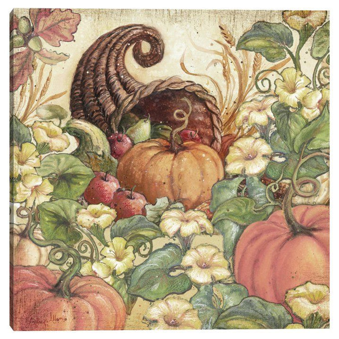 Cornucopia Pumpkin Square Light