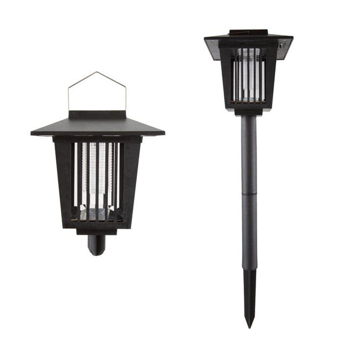 Solar Power UV Mosquito and Bug Zapper LED Light?Black by Pure Garden