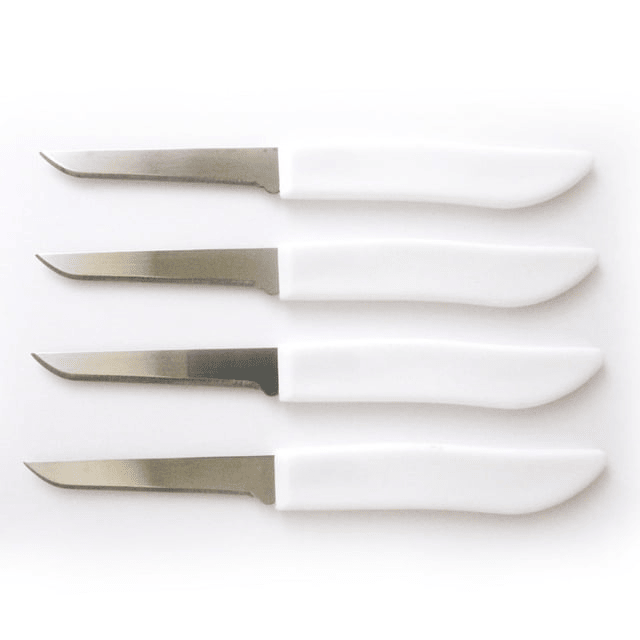 4 Paring Knives Stainless Steel Set Sharp Kitchen Blades Cutlery Cooking Knife