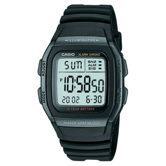 Casio Adult Mens Digital Watch - 10 Year Battery