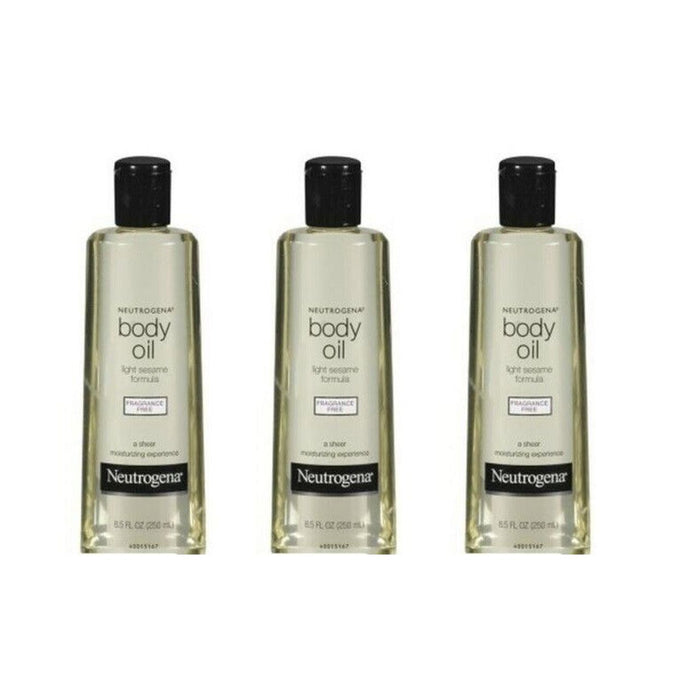 Neutrogena Body Oil Light Sesame Formula, Fragrance Free 8.5 Oz