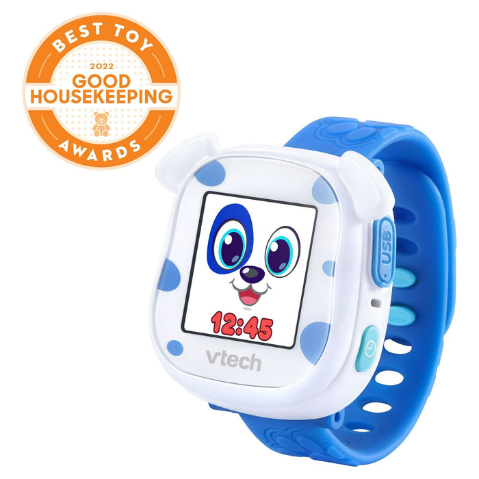 My First Kidi Smartwatch with a Digital Pup and Daily Reminders, Blue, VTech