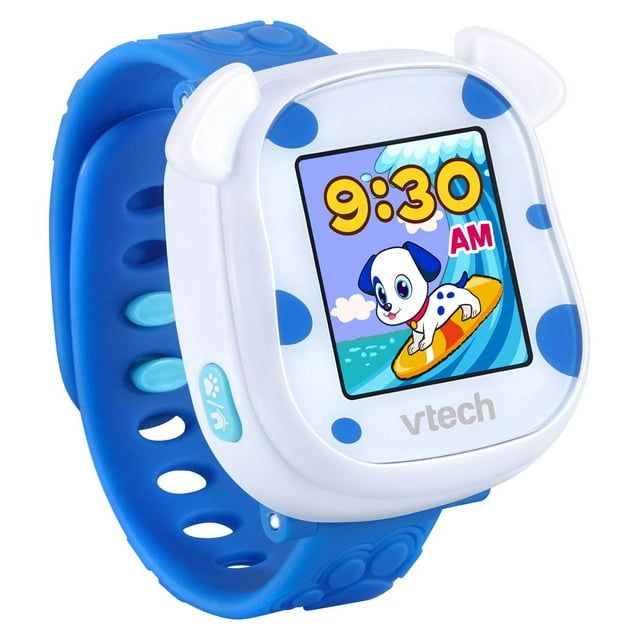 My First Kidi Smartwatch with a Digital Pup and Daily Reminders, Blue, VTech