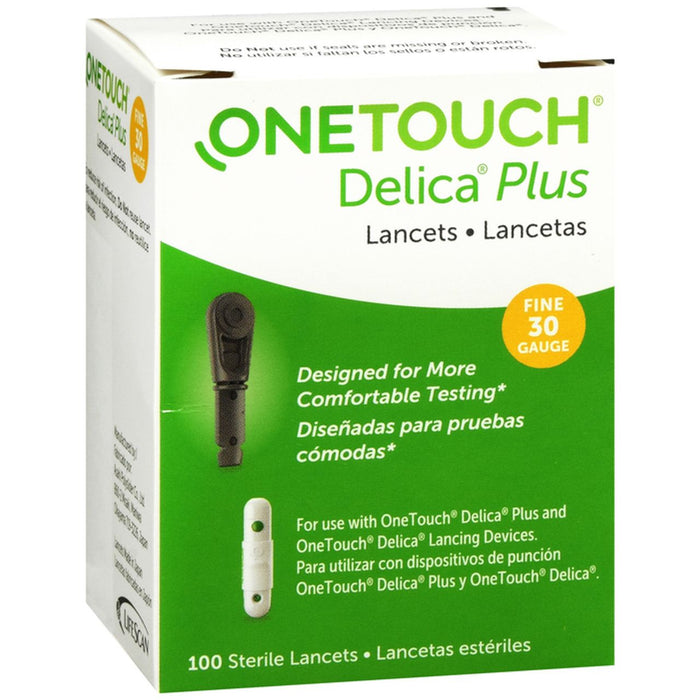 OneTouch Delica Plus Lancets 30 G 100Ct