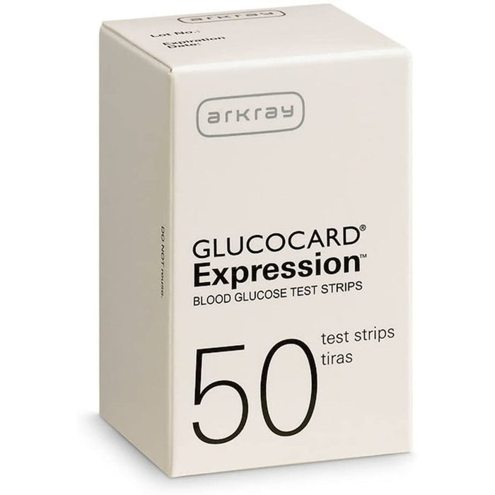 Glucocard Expression Blood Glucose Test Strips 50 Ct