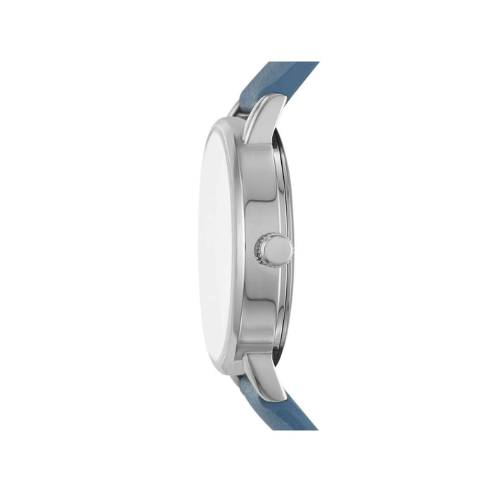 Time and Tru Women's Crystal Accent Silver Tone Watch