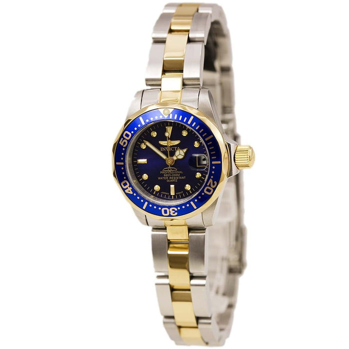 Invicta Women's Pro Diver GQ 8942 Blue Stainless-Steel Quartz Diving Watch