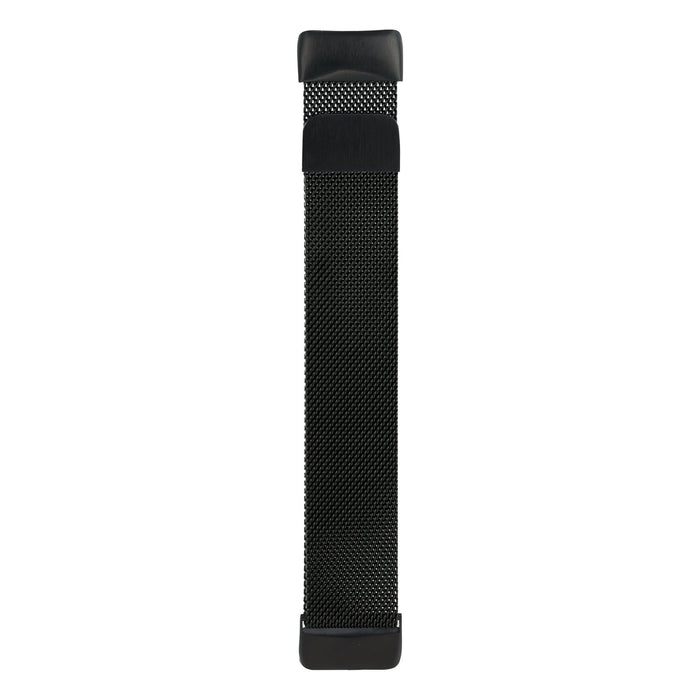 WITHit Black Stainless Steel Mesh Fashion Band with Magnetic Closure for Fitbit Charge 5 & Charge 6