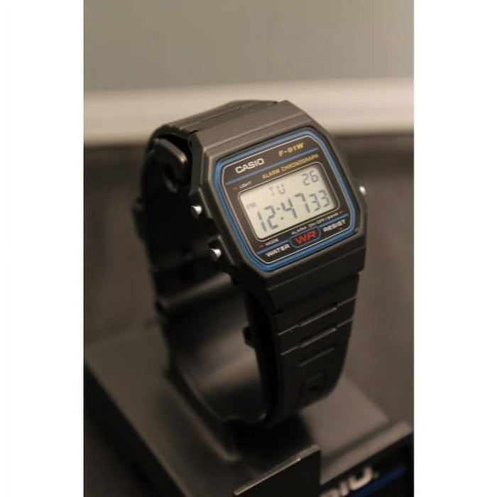 Casio Men's F91W-1 Classic Black Digital Resin Strap Watch