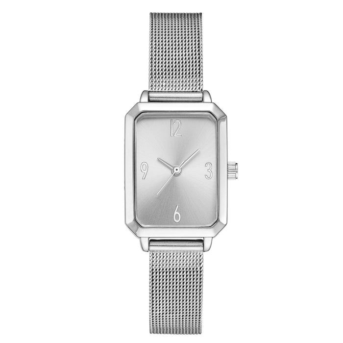 Time And Tru Ladies Silver Square