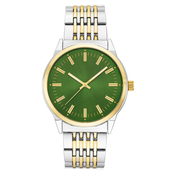 George Men's Casual Green Metal Watch