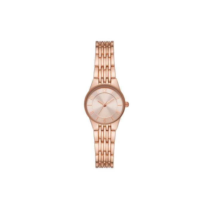 Time & Tru Women's Wristwatch: Rose Gold Tone Bracelet Watch (FMDOTT064)