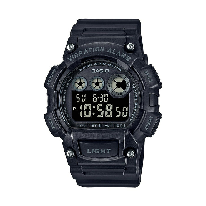 Casio Men's Black-Out Super Illuminator Digital Watch W735H-1BV