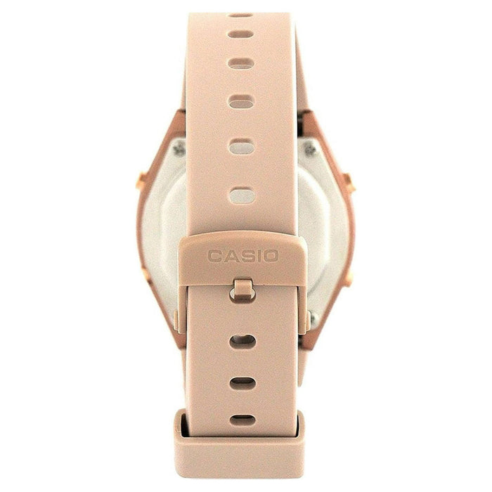 Casio Female Adult's Sports Digital Rose Gold Tone/Pink Resin Watch LW204-4A