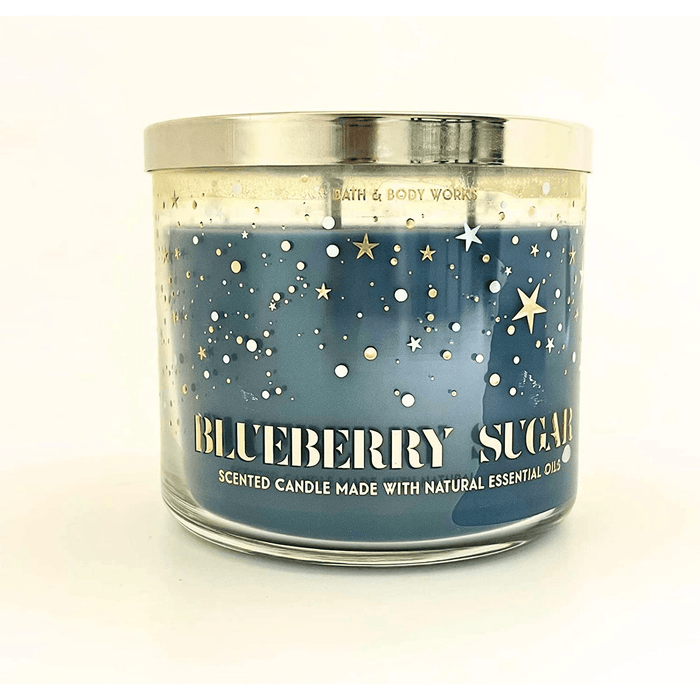 Blueberry Sugar Bath & Body Works 3 Wick Candle 14.5oz