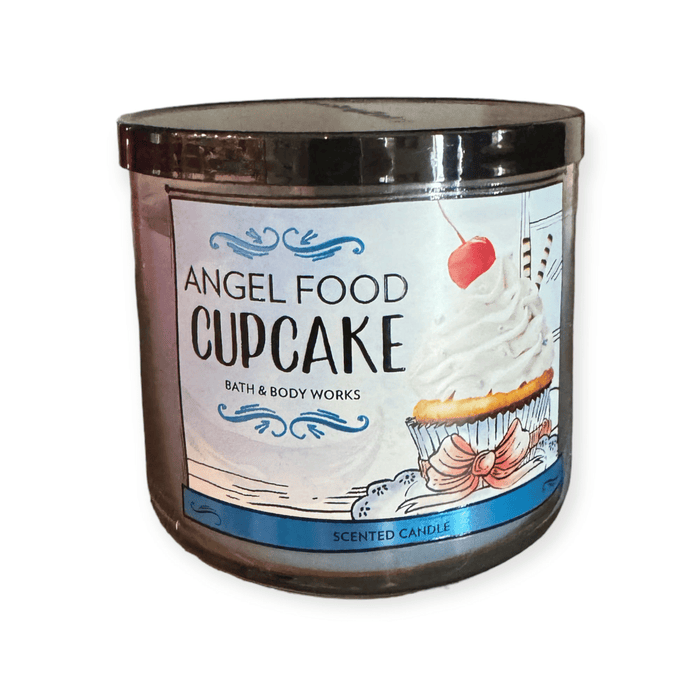 Angel Food Cupcake Bath & Body Works 3 Wick Candle 14.5oz