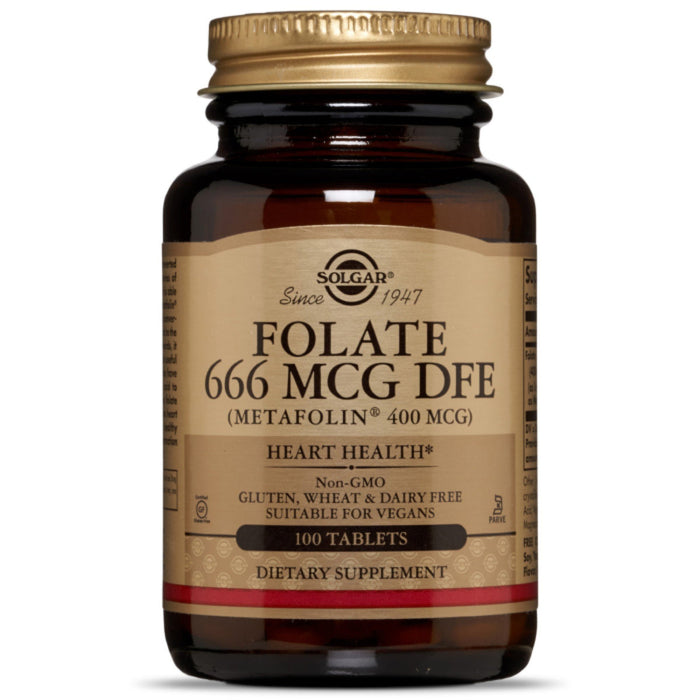 Solgar Folate, 1,000 Mcg, 120 Tablets