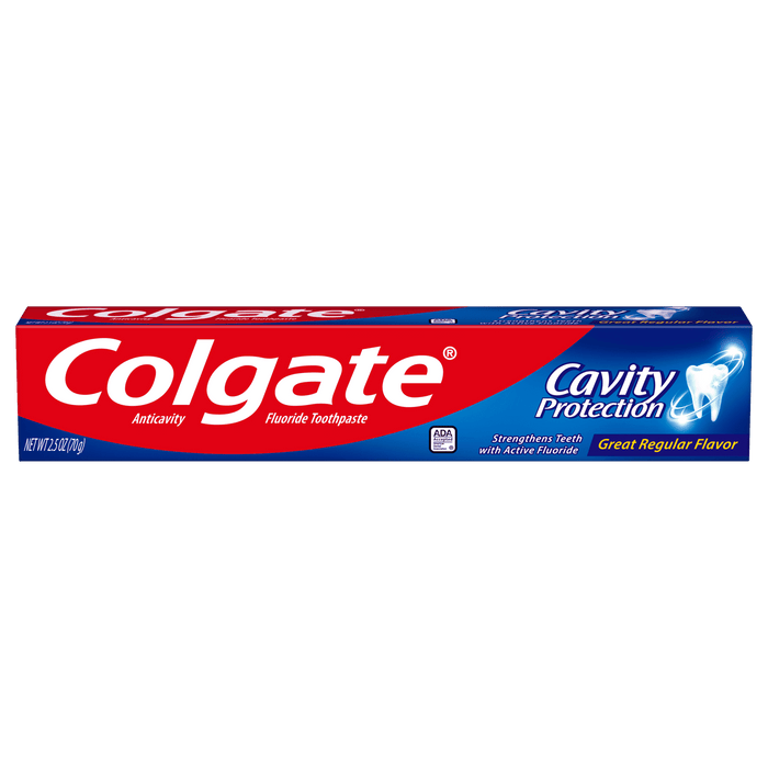 Colgate Cavity Protection Toothpaste with Fluoride; Minty Flavor; 2.5 oz Tube