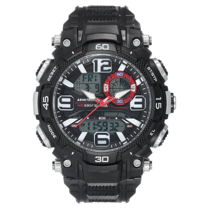 Armitron Men's Casual Black Analog-Digital Sport Watch