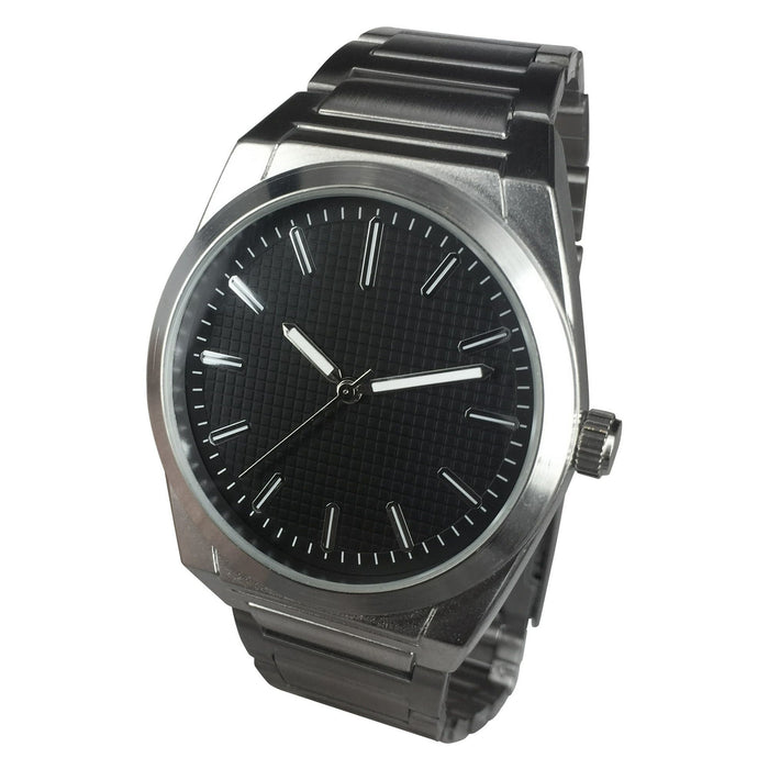 George Men's Analog Casual Wristwatch with Stainless Steel Band