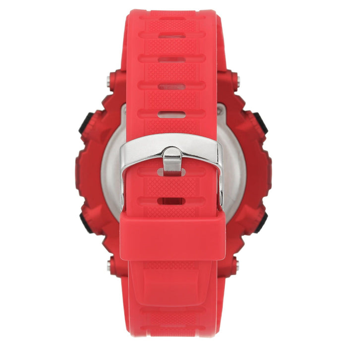 Armitron Men's Round Sport Watch, Red