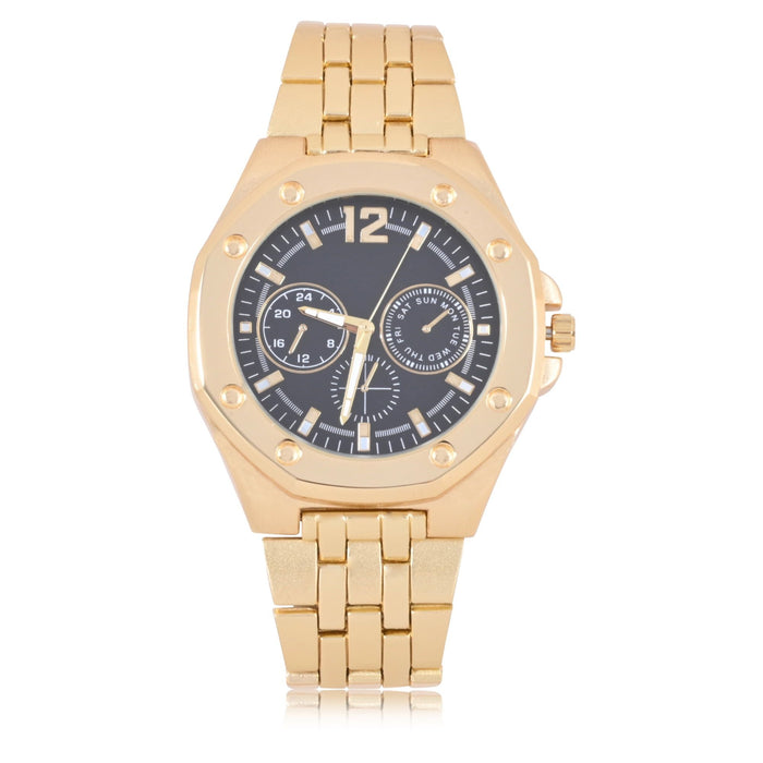 George Adult Male Analog Watch in Gold and One Size (42031WMM)