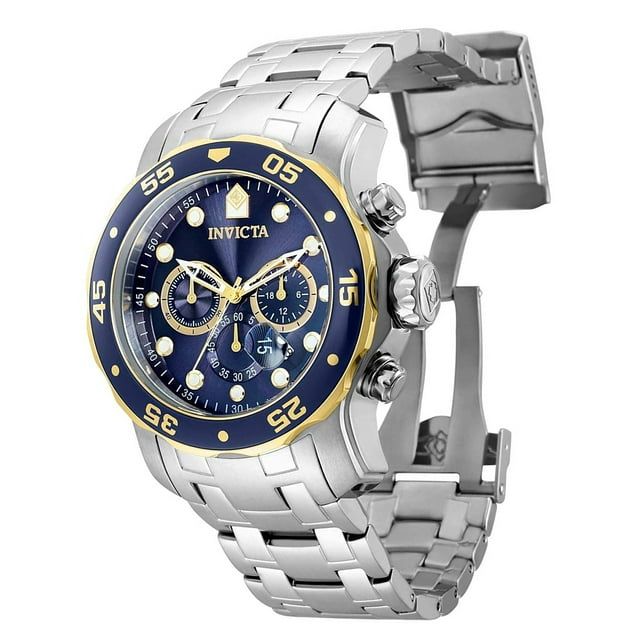 Invicta Men's 33996 Pro Diver Quartz Chronograph Navy Blue Dial Watch