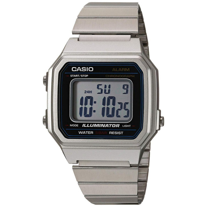 Casio Men's Classic Quartz Watch with Stainless Steel Strap - B650WD-1ACF