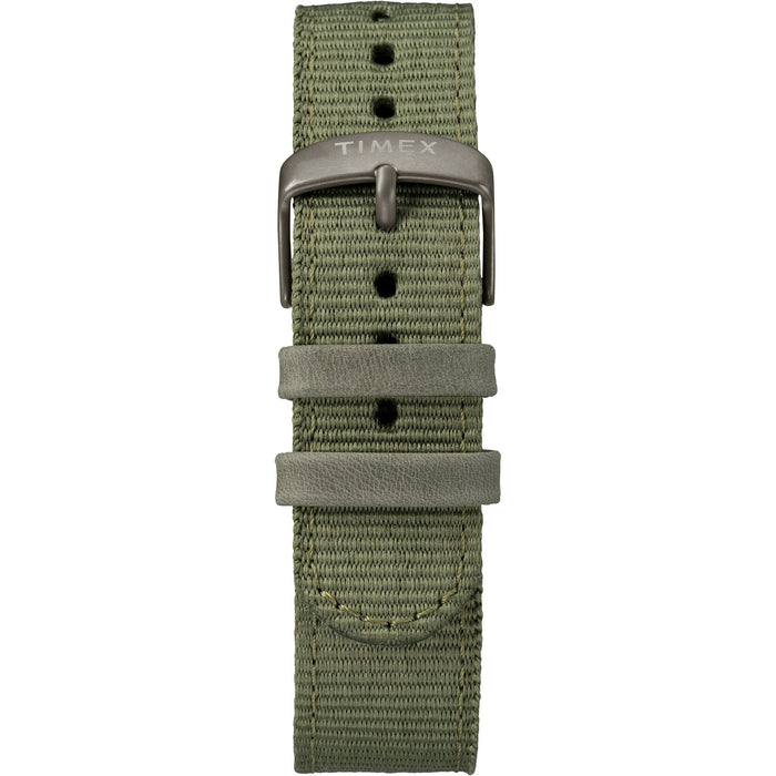 Timex Men's Expedition Scout Green/Titanium 40mm Casual Watch, Fabric Strap