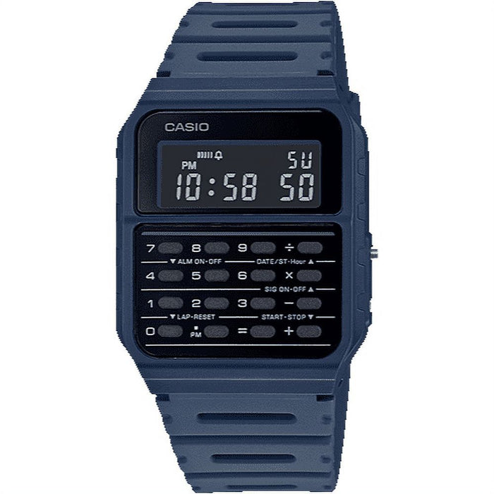 Casio CA53WF-2B Calculator Navy Watch