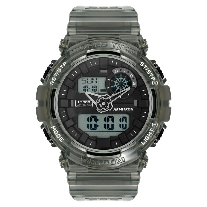 Armitron Unisex Sport Gray Digital Watch with Durable Band