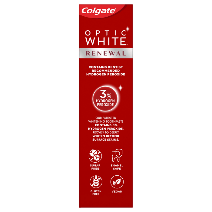 Colgate Optic White Renewal Toothpaste Whitening Toothpaste; Enamel Strength; 3 oz Tube