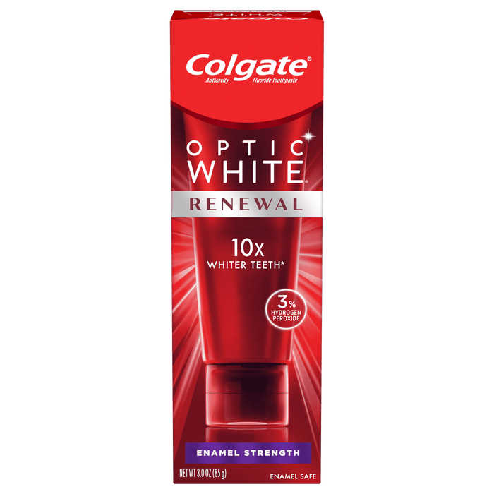 Colgate Optic White Renewal Toothpaste Whitening Toothpaste; Enamel Strength; 3 oz Tube
