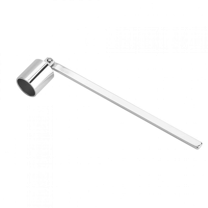 FAGINEY Candle Wick Trimmer, Straight Tube Shaped Candle Snuffer,Fashion Stainless Steel Straight Tube Shaped Candle Snuffer Wick Trimmer Cover Hand Tool