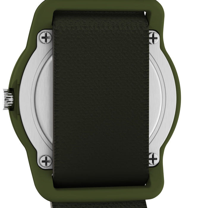 TIMEX TIME MACHINES? Kids' Green/Camo 29mm Analog Watch, Elastic Fabric Strap