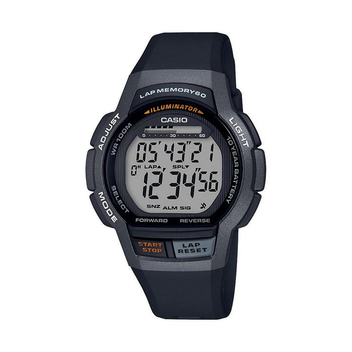 Casio Men's 60-Lap Runner's Watch - Black WS1000H-1AV