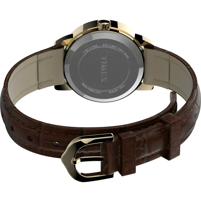 Timex Ladies' Dress Brown Leather Strap