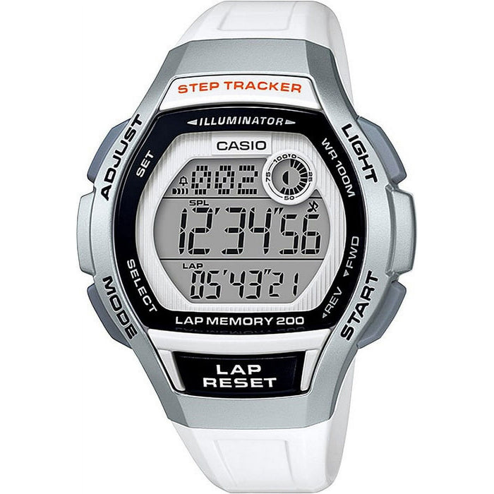 Casio Women's Step Tracker 200-Lap Runner's Watch - LWS2000HC-7AV