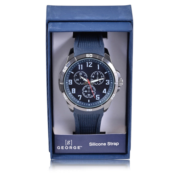 George Adult Male Analog Watch with Navy Sport Dial in One Size (42036WMM)