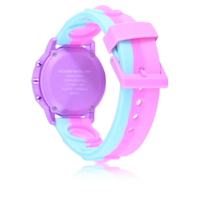 Wonder Nation "Panda" Popper Childrens LCD Watch in Gradient Purple to Blue (WN4268WM)