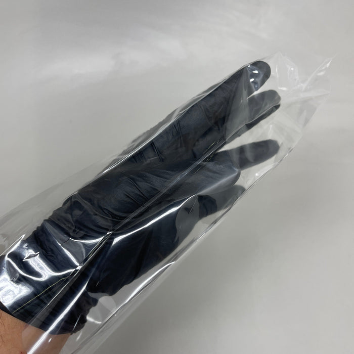 (100 PACK) Clear Gusseted Poly Plastic Bags Candy Cookie 1.5 Mil 4.5"x 2.75"x 10.75"