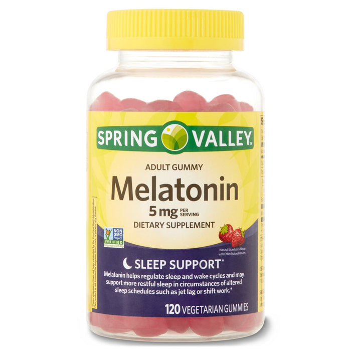 Spring Valley Vegetarian Melatonin Gummies; 5 mg; 120 Count