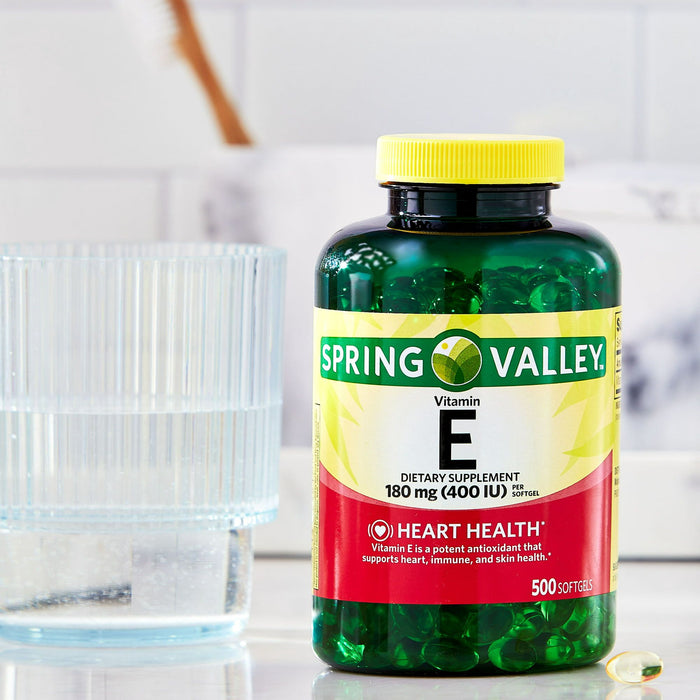 Spring Valley Vitamin E Dietary Supplement; 180 mg; 500 Count