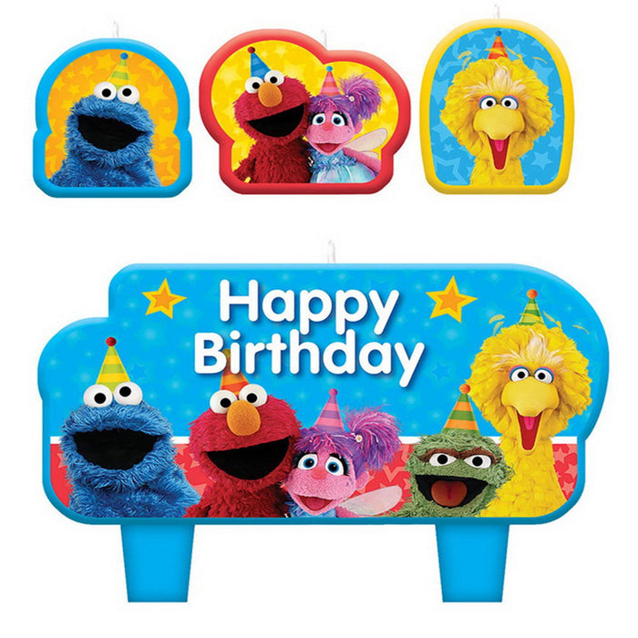 Amscan Sesame Street Candle Sets (4 ct)